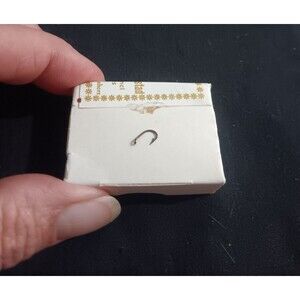 100 Mustad no. 13 TROUT Streamer Fly Tying Hooks J Hook, Norway NOS